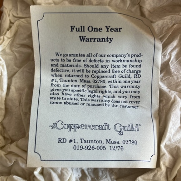 Vintage NWOT Coppercraft Guild Mule - Picture 4 of 4